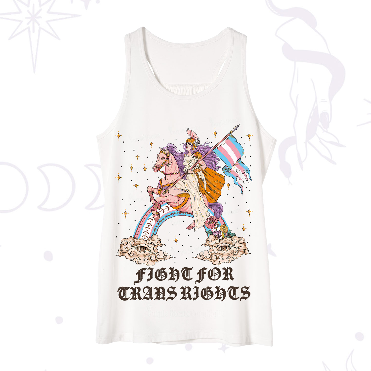 Purplehecate Fight for Trans Rights Knight Tank