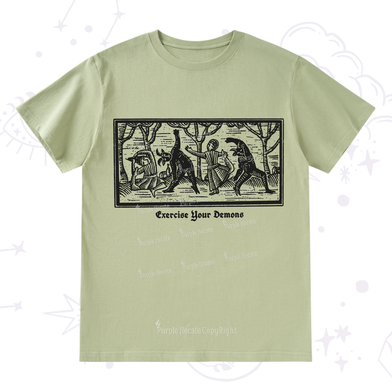 Purplehecate Exercise Your Demons T-Shirt
