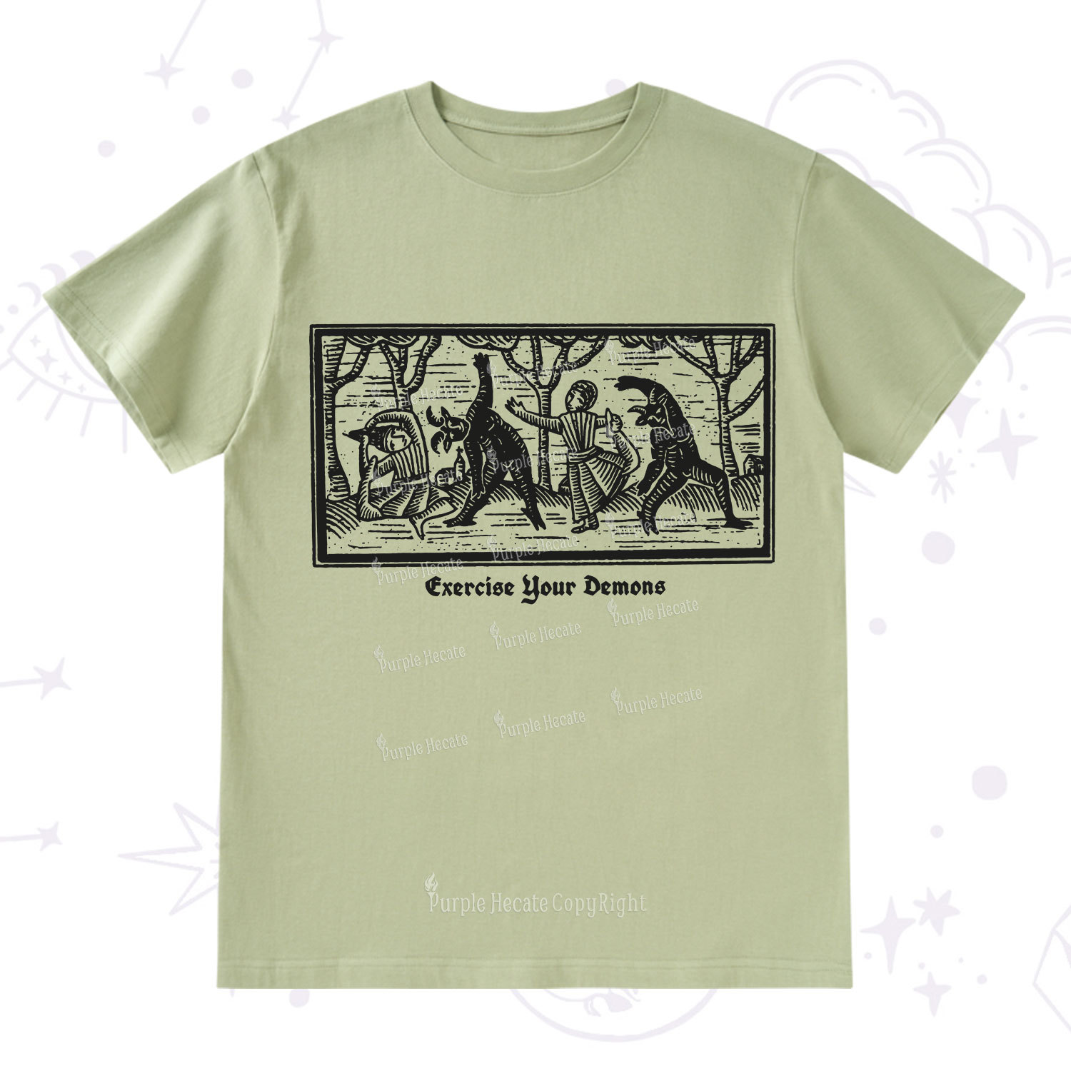 Purplehecate Exercise Your Demons T-Shirt