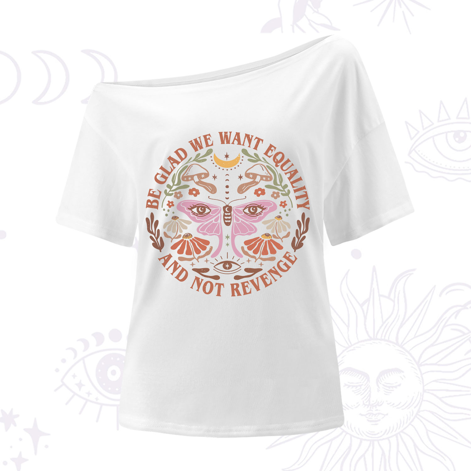Purplehecate Be Glad We Want Equality One Shoulder T-Shirt