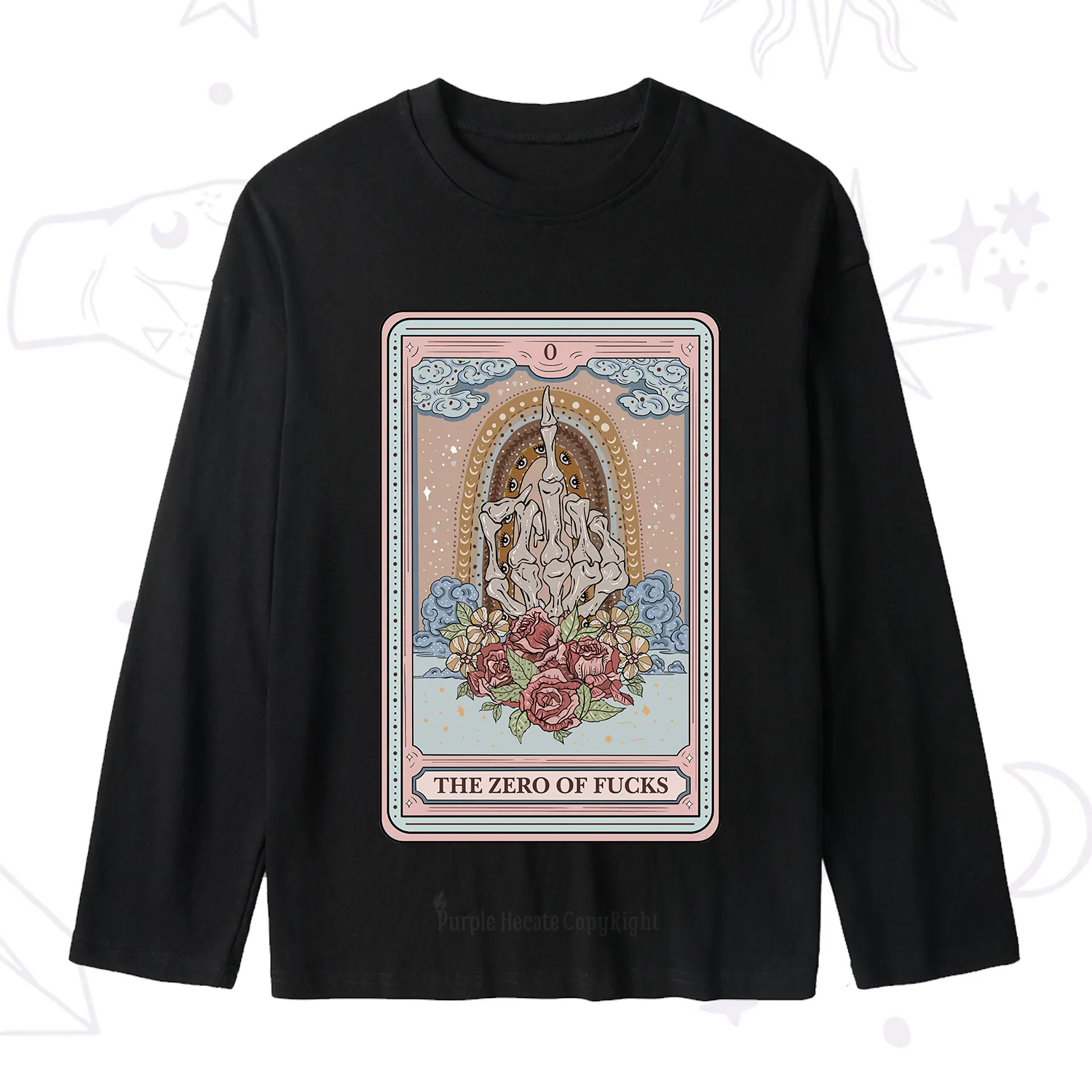 [Copy]Purplehecate Evil Eye Slub Long Sleeve T-Shirt