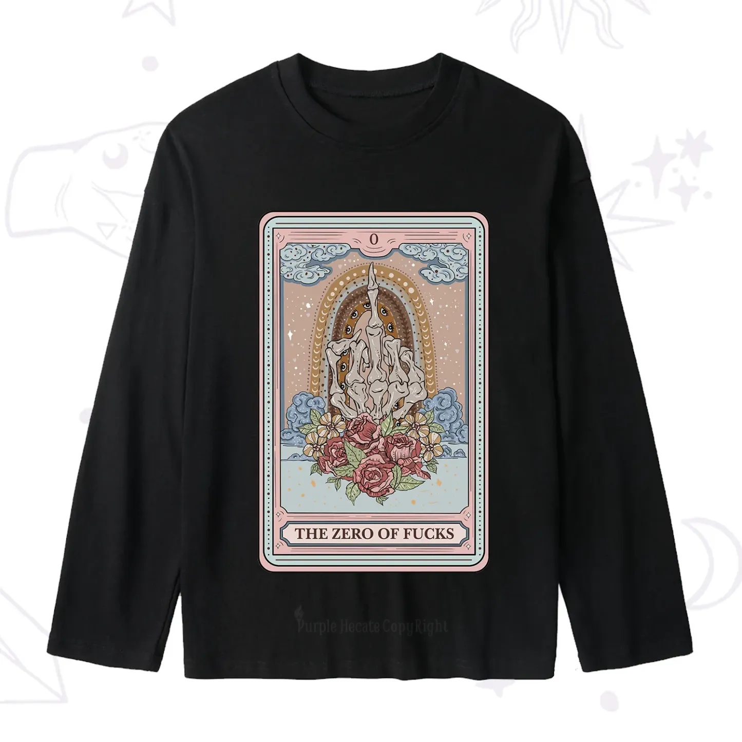 [Copy]Purplehecate Evil Eye Slub Long Sleeve T-Shirt