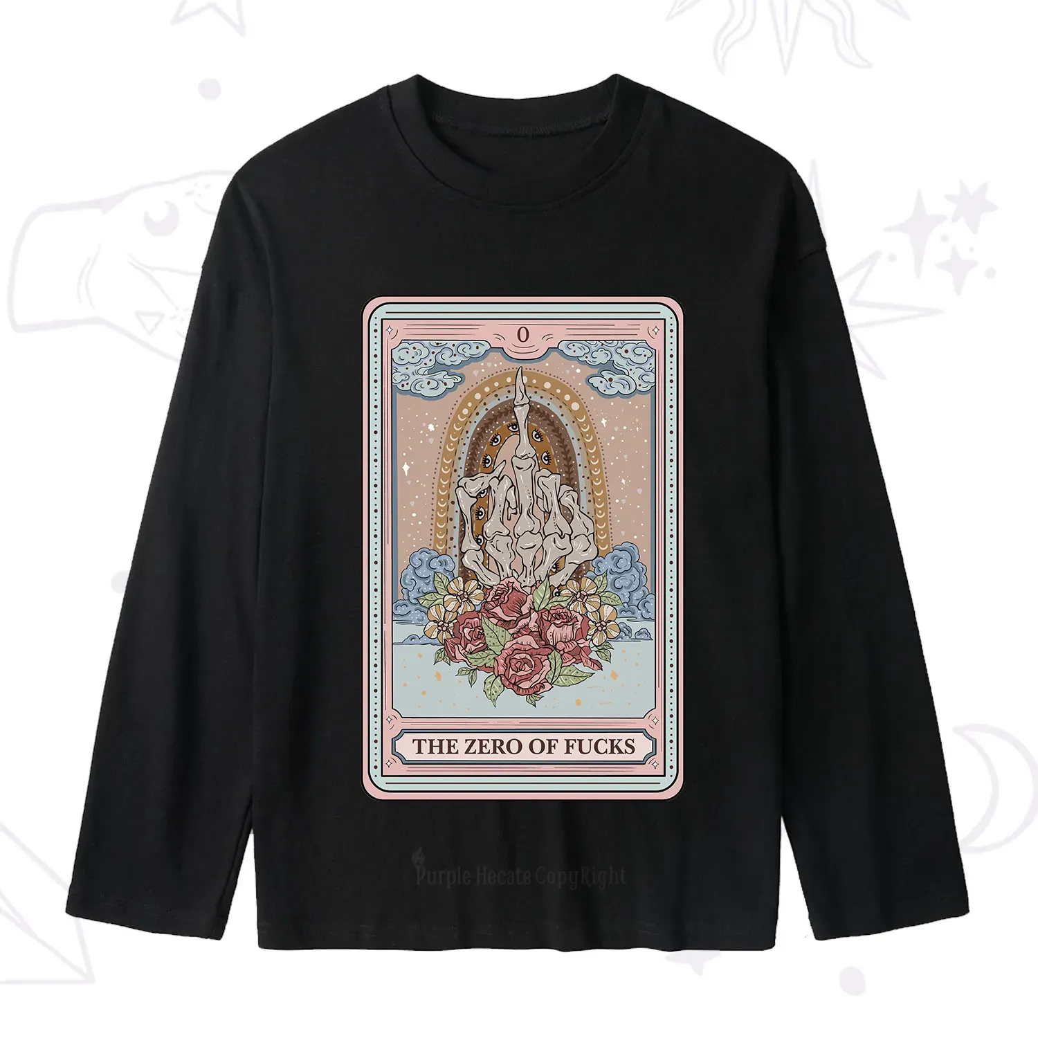 [Copy]Purplehecate Evil Eye Slub Long Sleeve T-Shirt