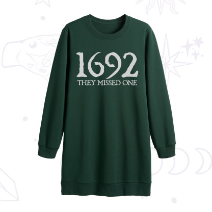 Purplehecate 1692 They Missed One Sweatshirt Dress