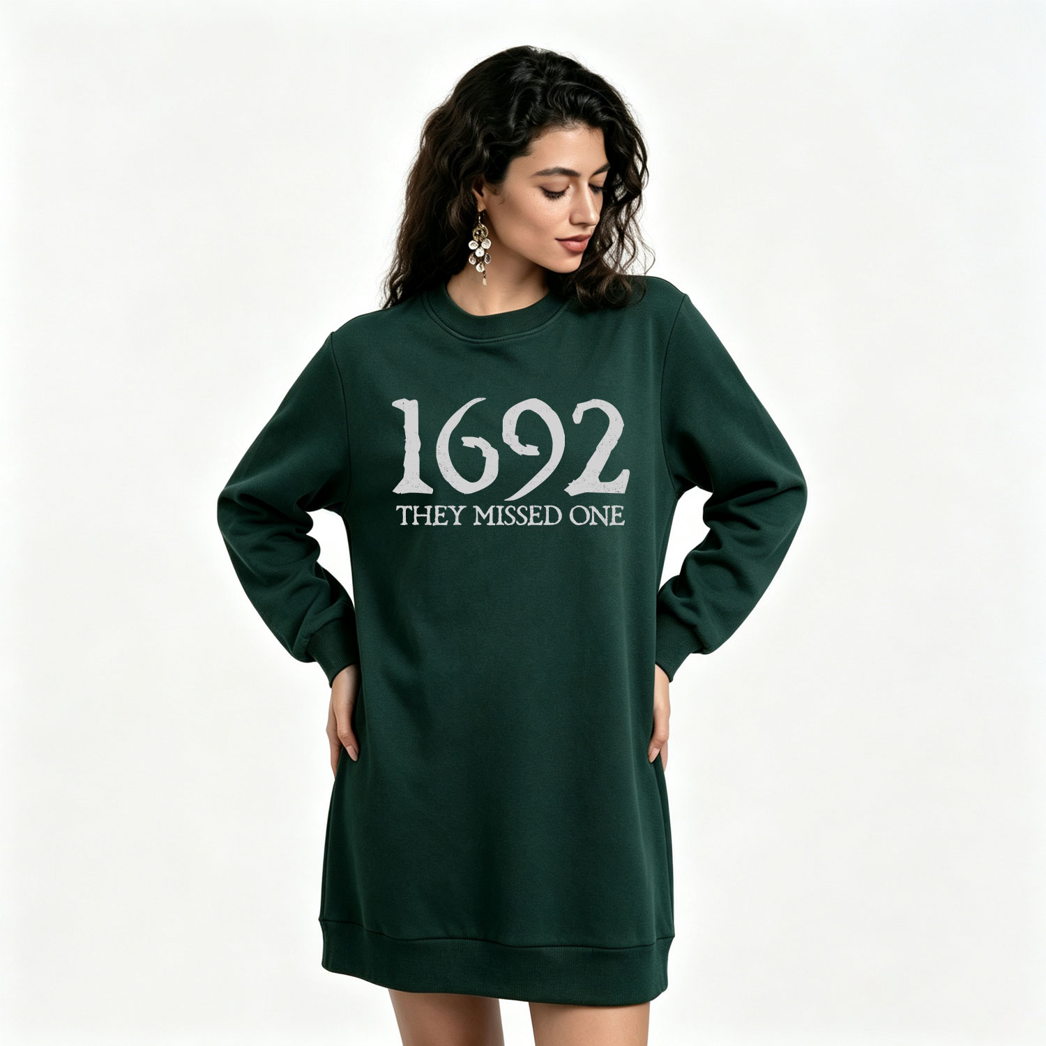 Purplehecate 1692 They Missed One Sweatshirt Dress
