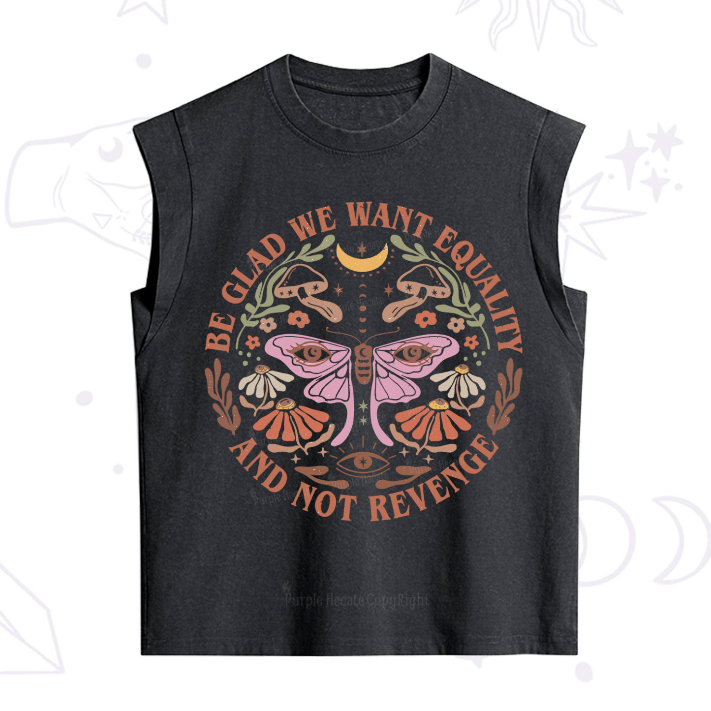 Purplehecate Be Glad We Want Equality Vintage Washed Tank