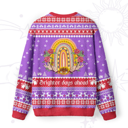 Purplehecate Brighten Days Ahead Ugly Christmas Sweatshirts