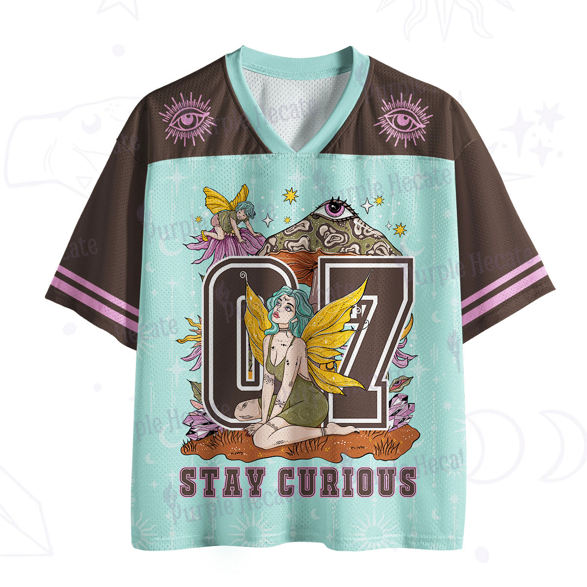 Purplehecate Stay Curious Mesh Jersey