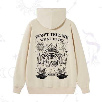 Purplehecate Don't Tell Me What To Do Witch Planchette Eye Hoodie