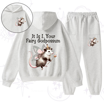 Purplehecate It Is I Your Fairy Godpossum Fleece Hoodie Suit