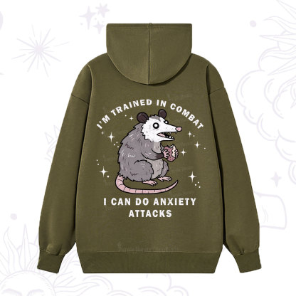 Purplehecate Anixety Attack Opossum Hoodie