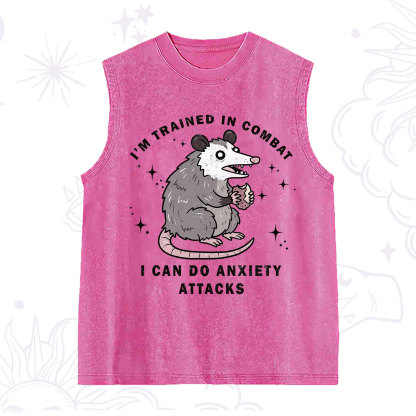 Purplehecate Anixety Attack Opossum Washed Tank