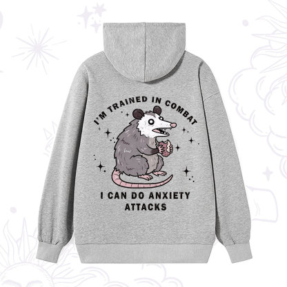 Purplehecate Anixety Attack Opossum Hoodie