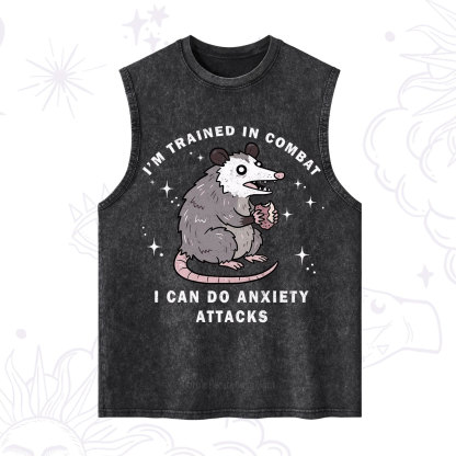 Purplehecate Anixety Attack Opossum Washed Tank