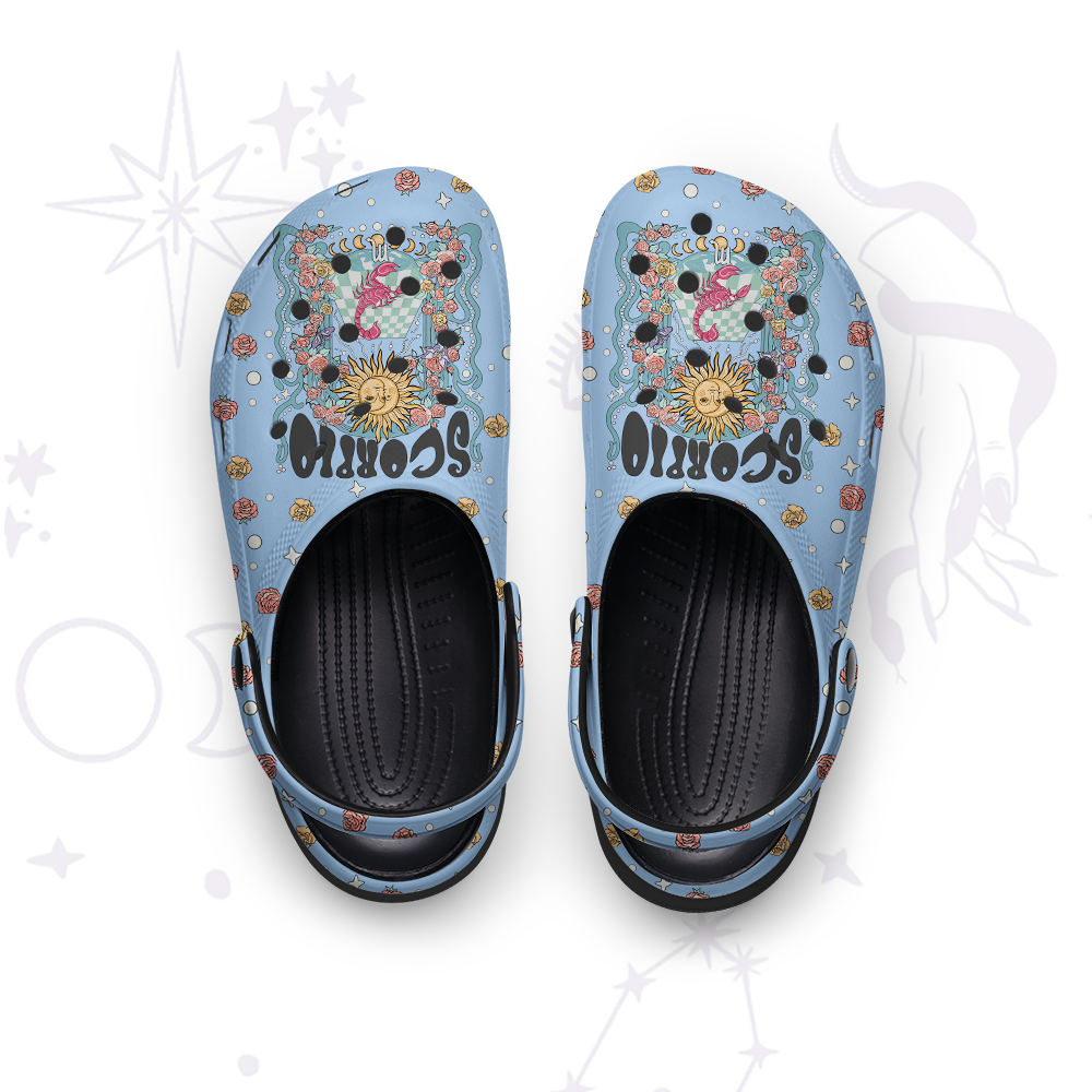 Purplehecate Scorpio Spirit Zodiac Rubber Clogs