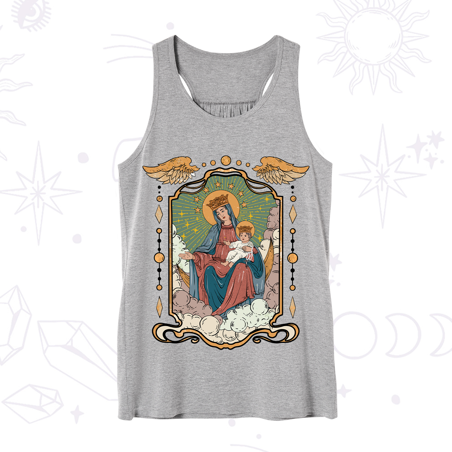 Purplehecate The Lady Of the Rosary Tank