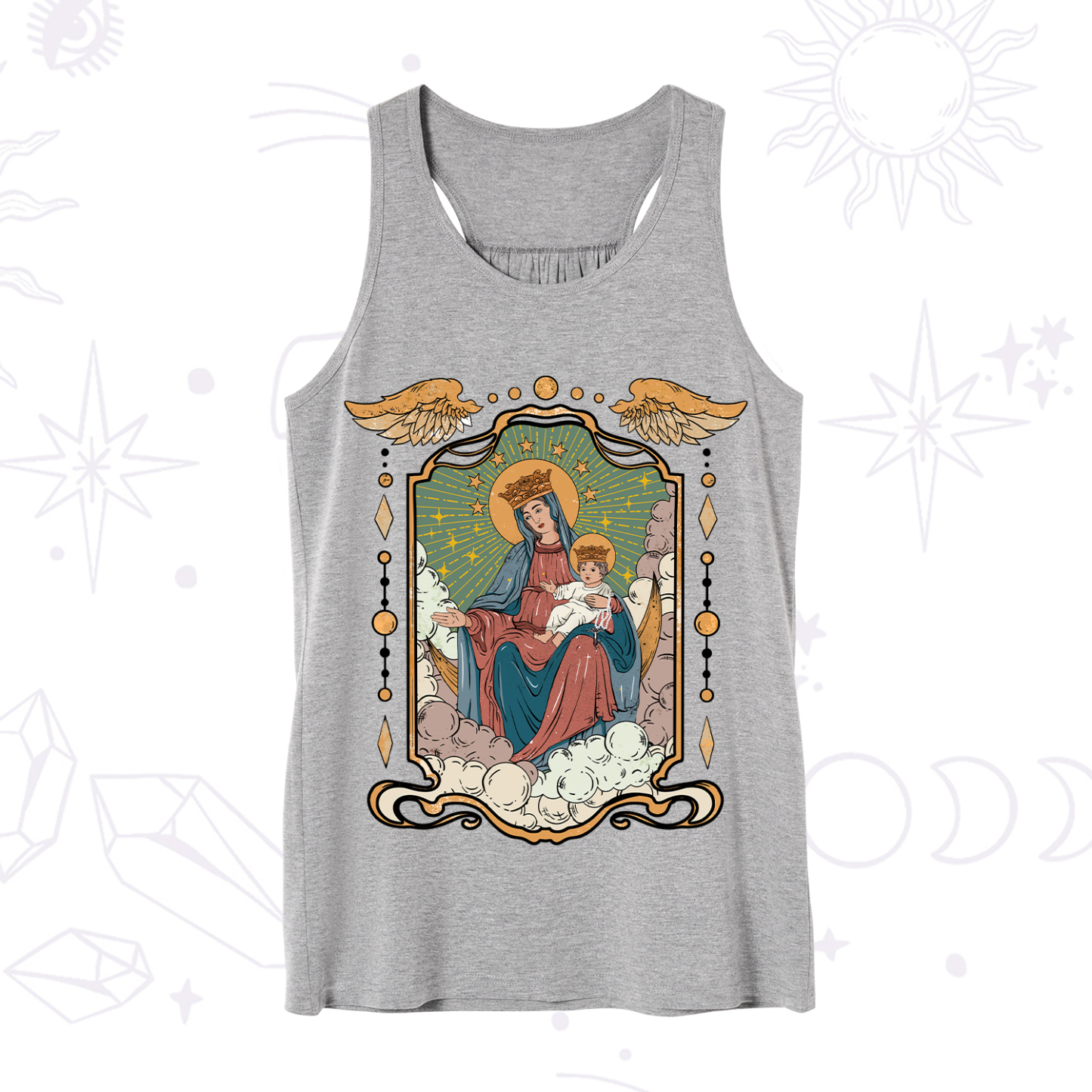 Purplehecate The Lady Of the Rosary Tank