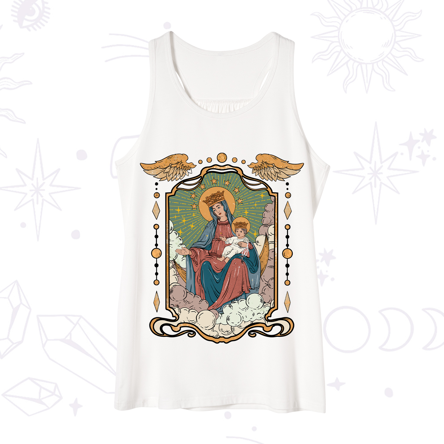 Purplehecate The Lady Of the Rosary Tank