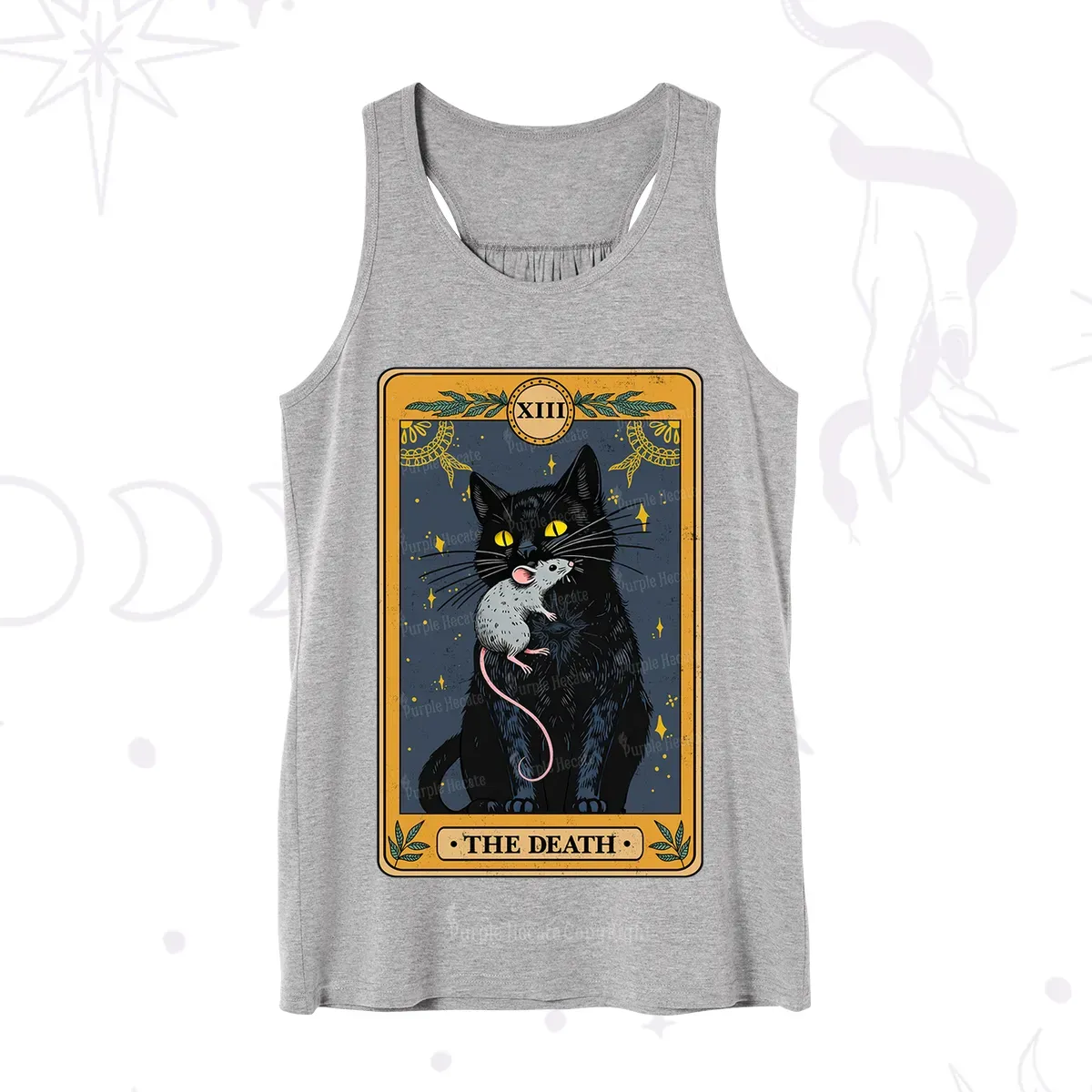 Purplehecate The Death Tarot Cat Tank