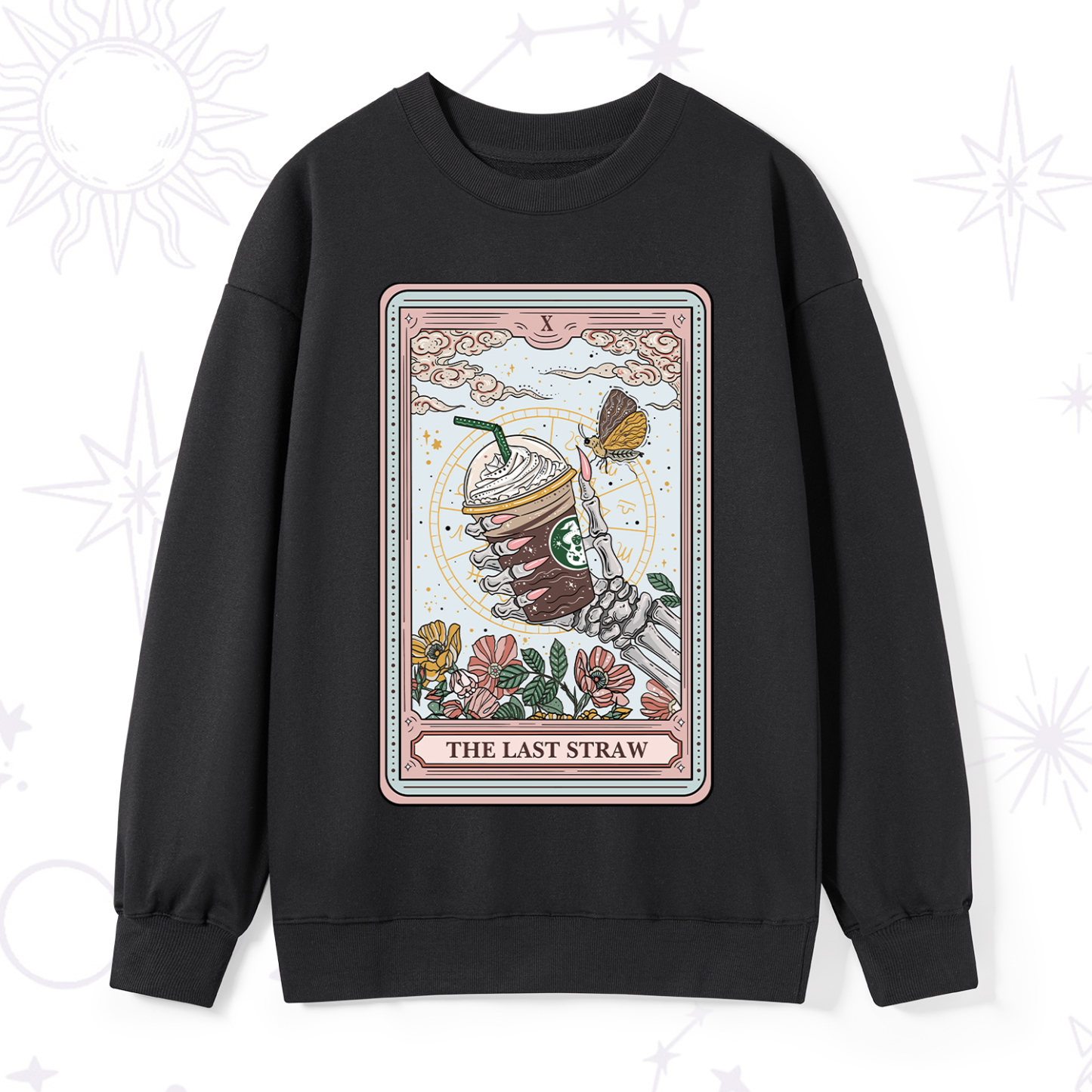 Magic Purplehecate The Last Straw Tarot Sweatshirt