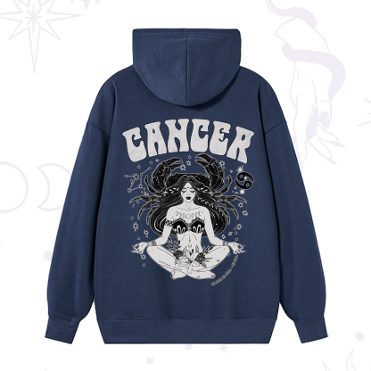 Purplehecate Cancer Zodiac Glyphs Hoodie