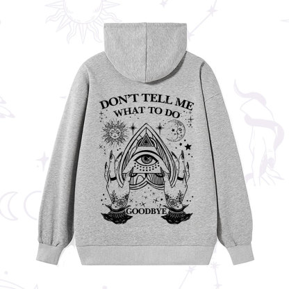 Purplehecate Don't Tell Me What To Do Witch Planchette Eye Hoodie