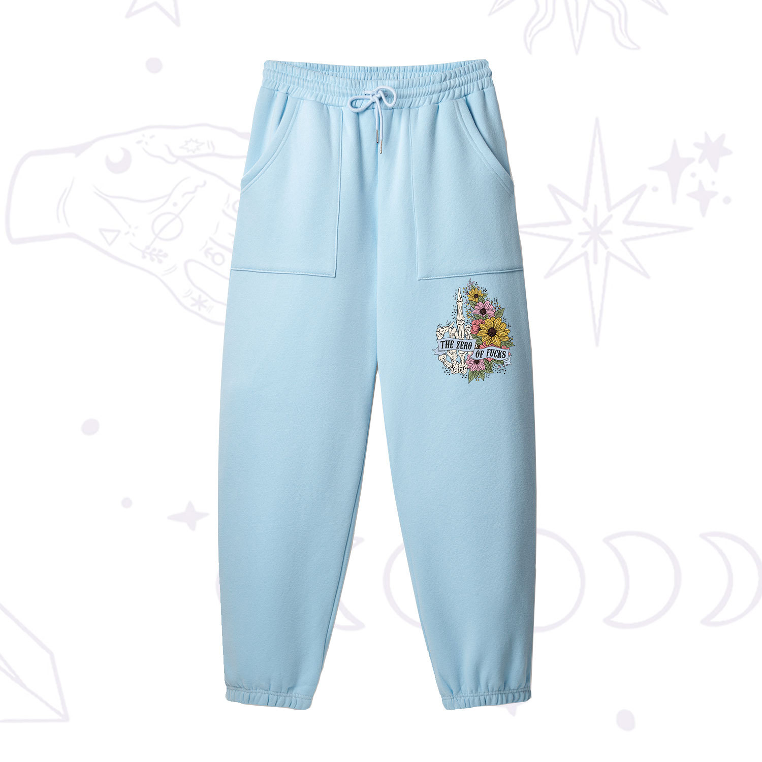 Purplehecate The Zero Of Fucks Fleece Sweatpants