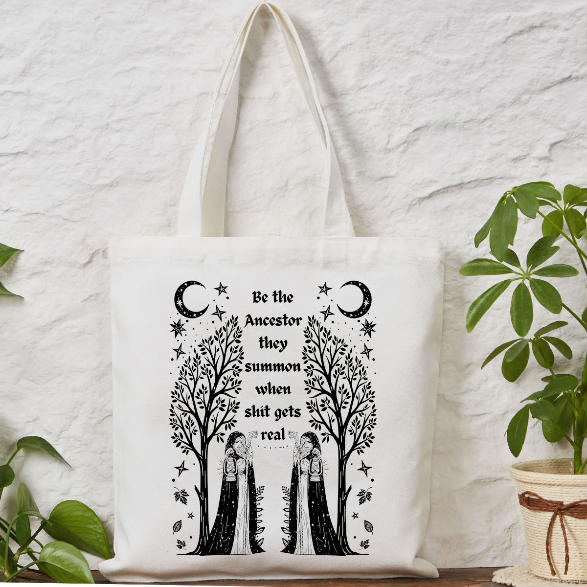 Purplehecate Be The Ancestor They Summon When Shit Gets Real Tote Bag