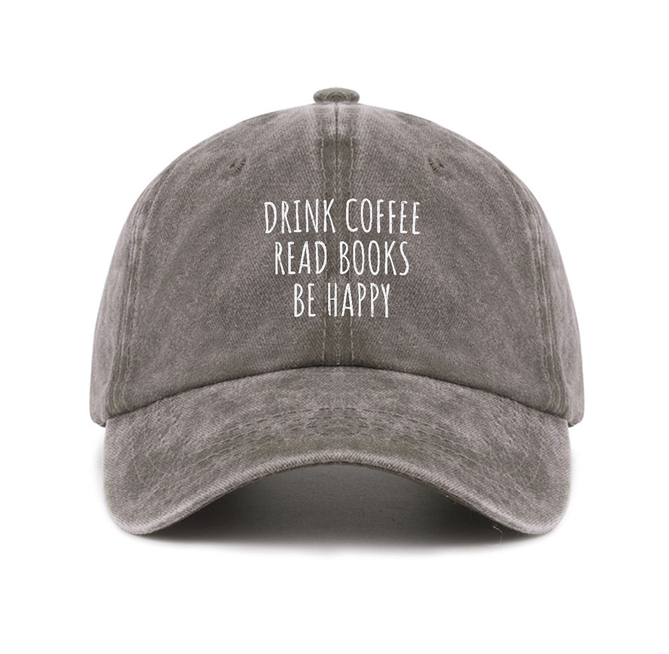 Purplehecate Drink Coffee Read Books Be Happy Baseball Cap