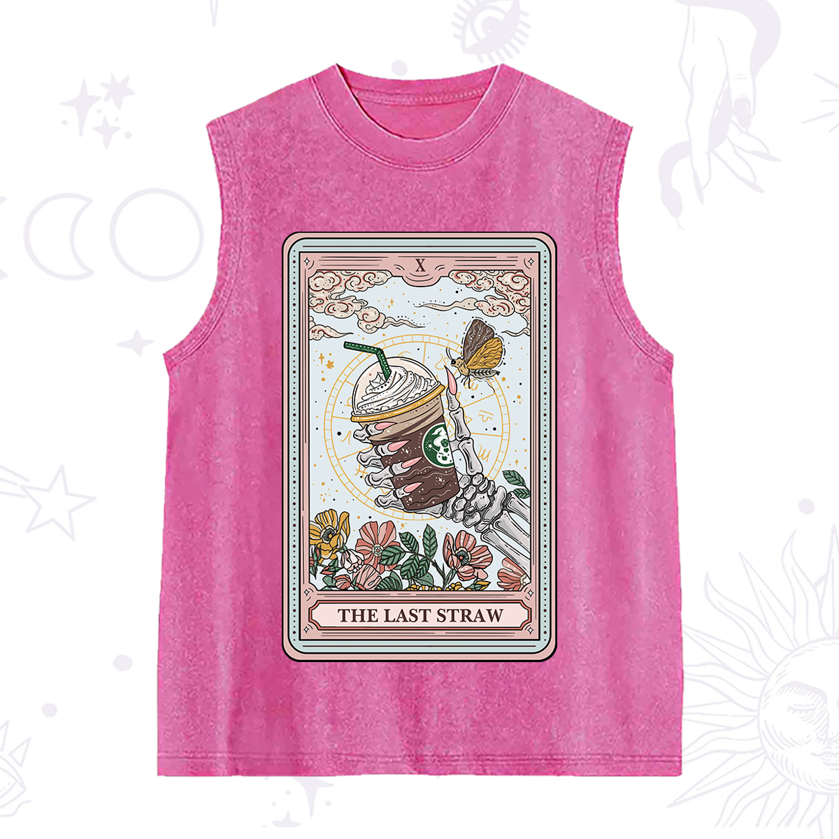 Purplehecate The Last Straw Tarot Washed Tank