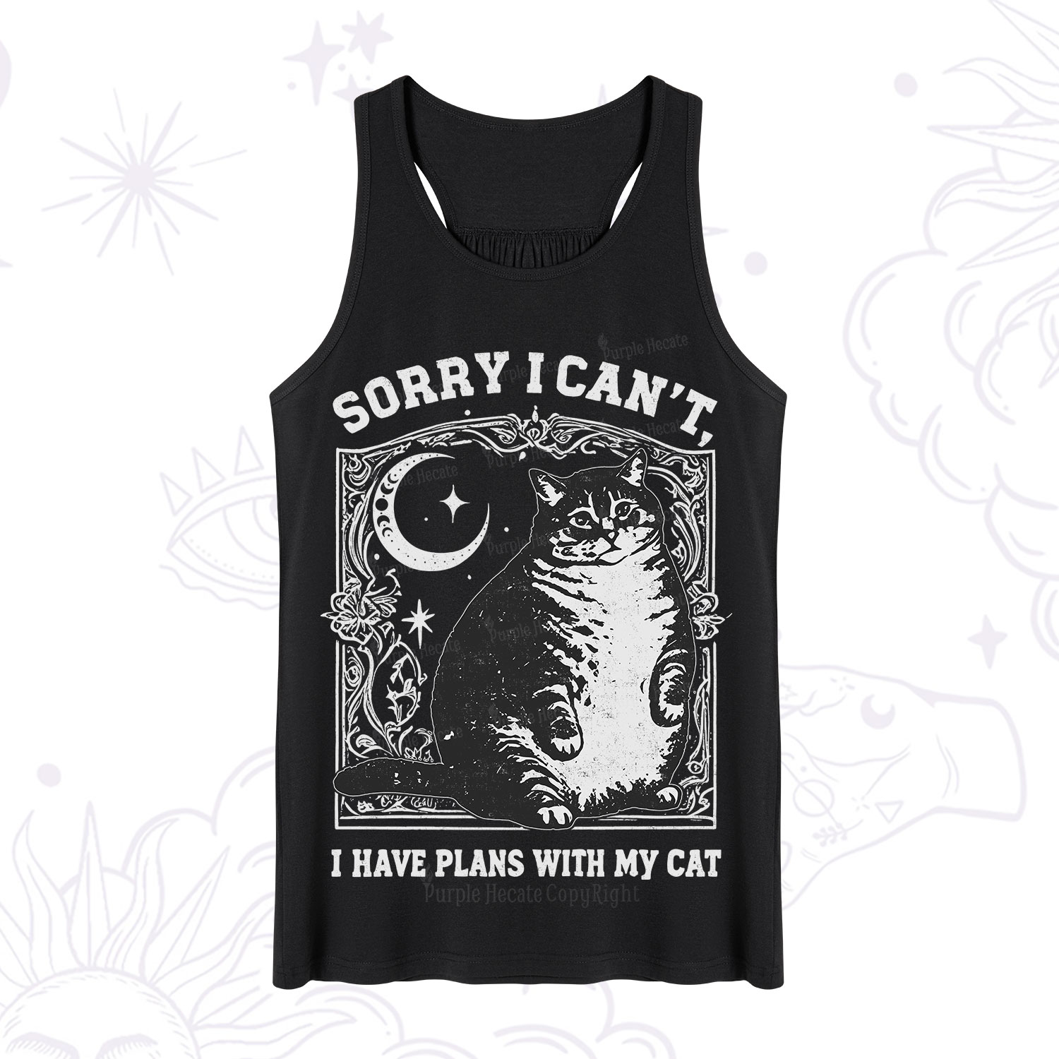 Purplehecate Sorry I Can't I Have Plans With My Cat Tank