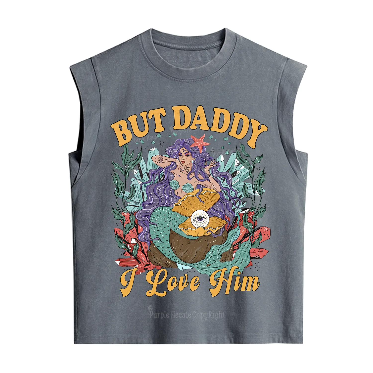 Purplehecate But Daddy I Love Him Vintage Washed Tank