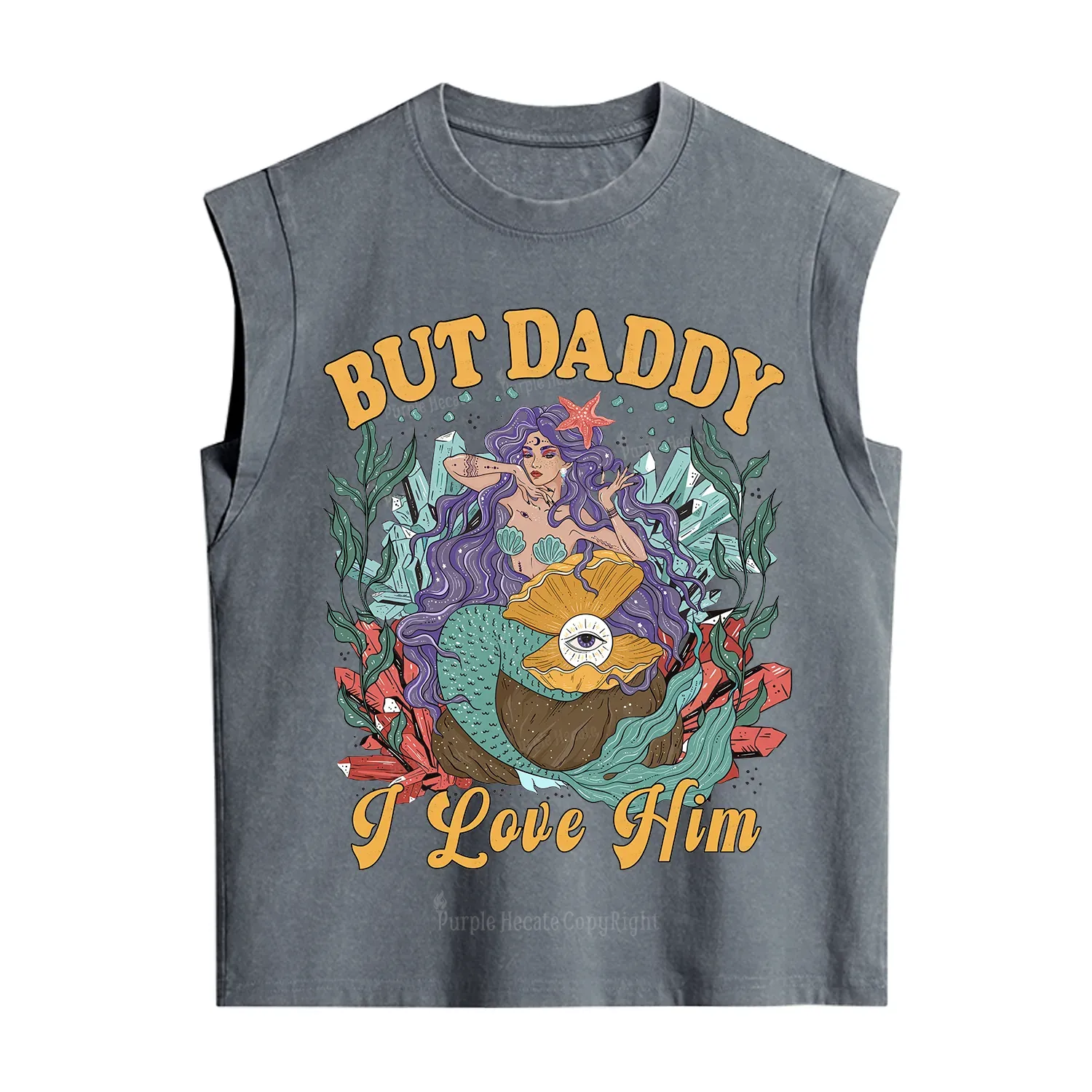 Purplehecate But Daddy I Love Him Vintage Washed Tank