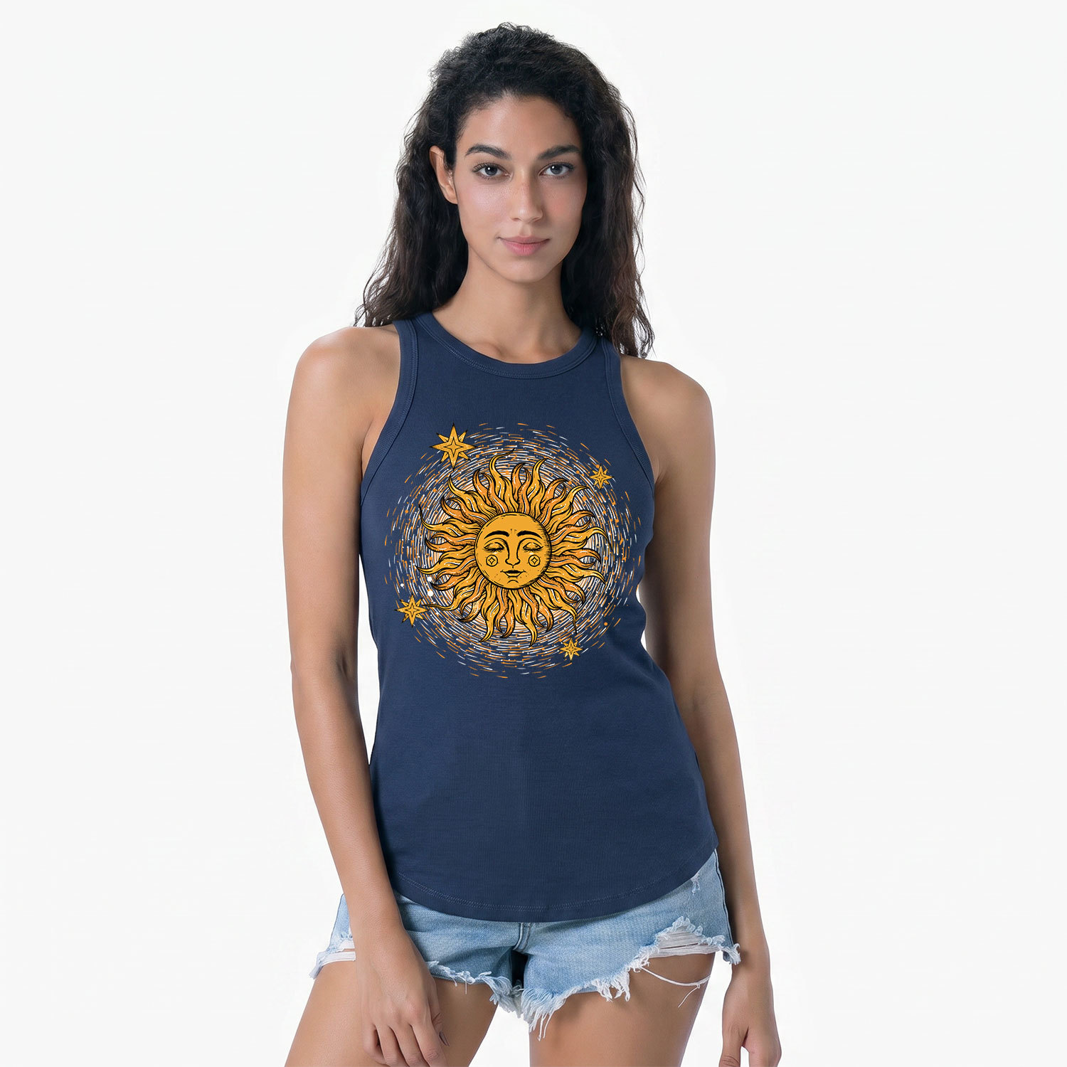 [Copy]Purplehecate Celestial Moon Racerback Tank Top