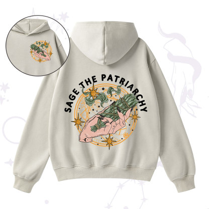 Purplehecate Sage The Patriarchy Fleece Hoodie Suit