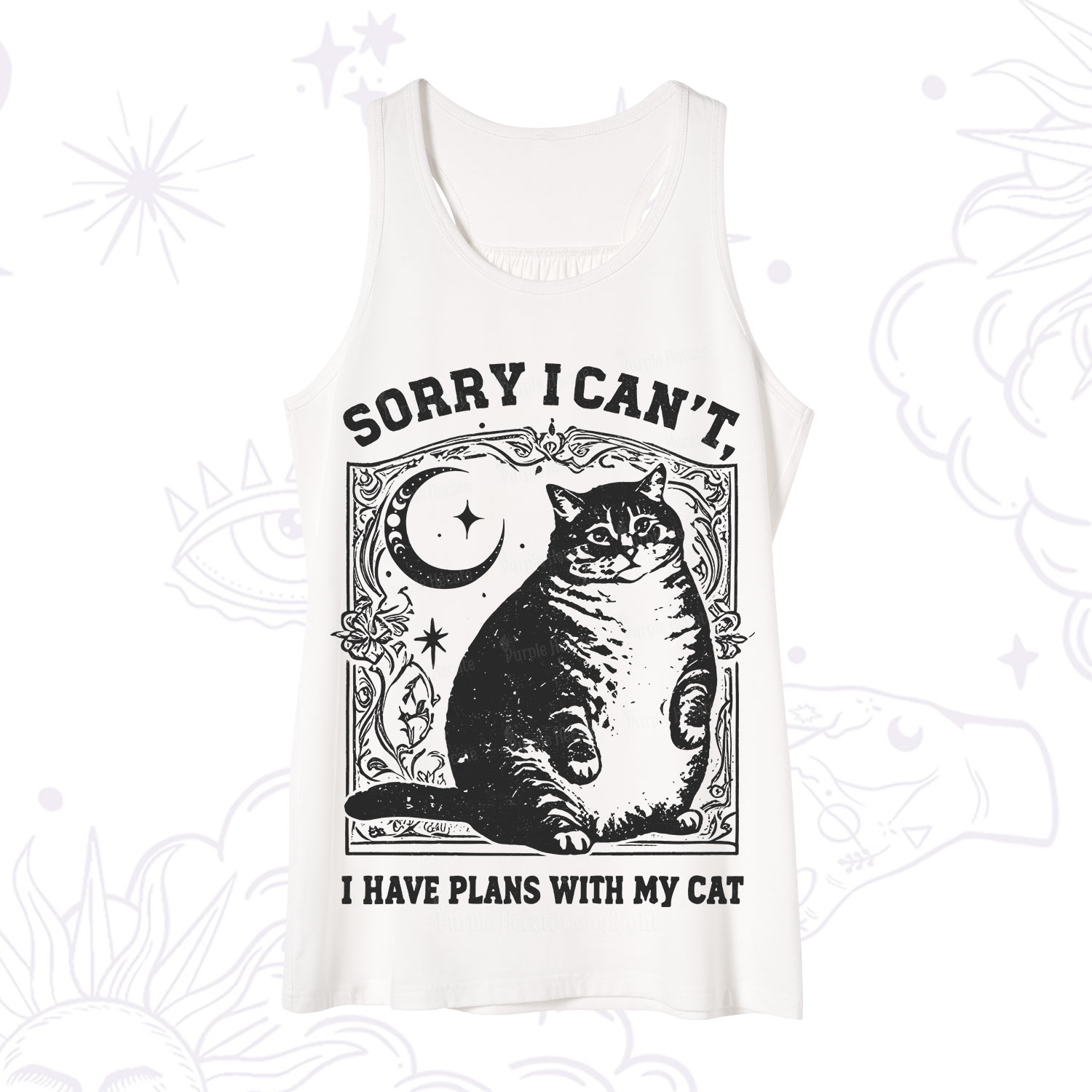 Purplehecate Sorry I Can't I Have Plans With My Cat Tank