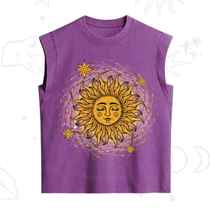 Purplehecate Celestial Sun Vintage Washed Tank