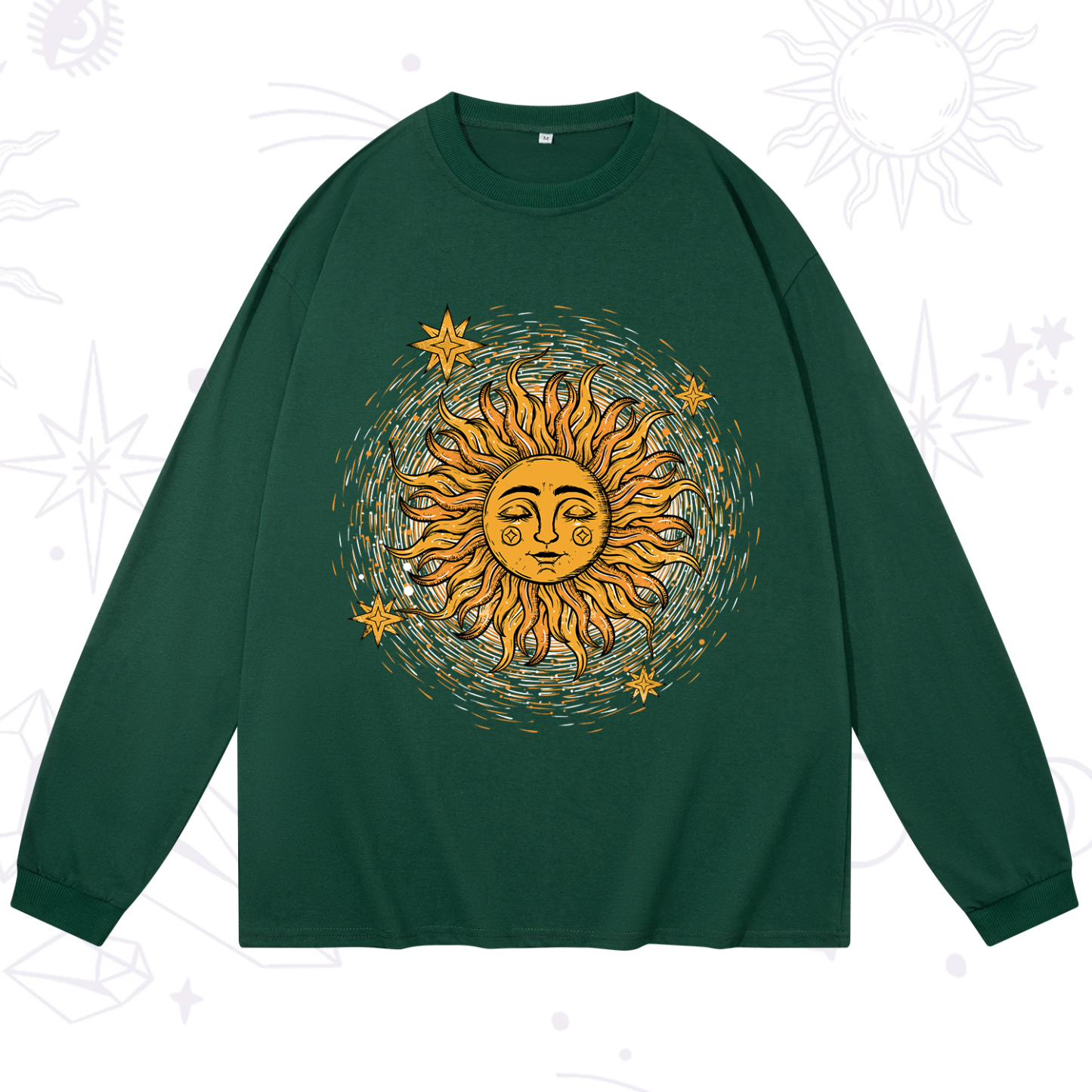 Purplehecate Celestial Sun Long Sleeve T-Shirt
