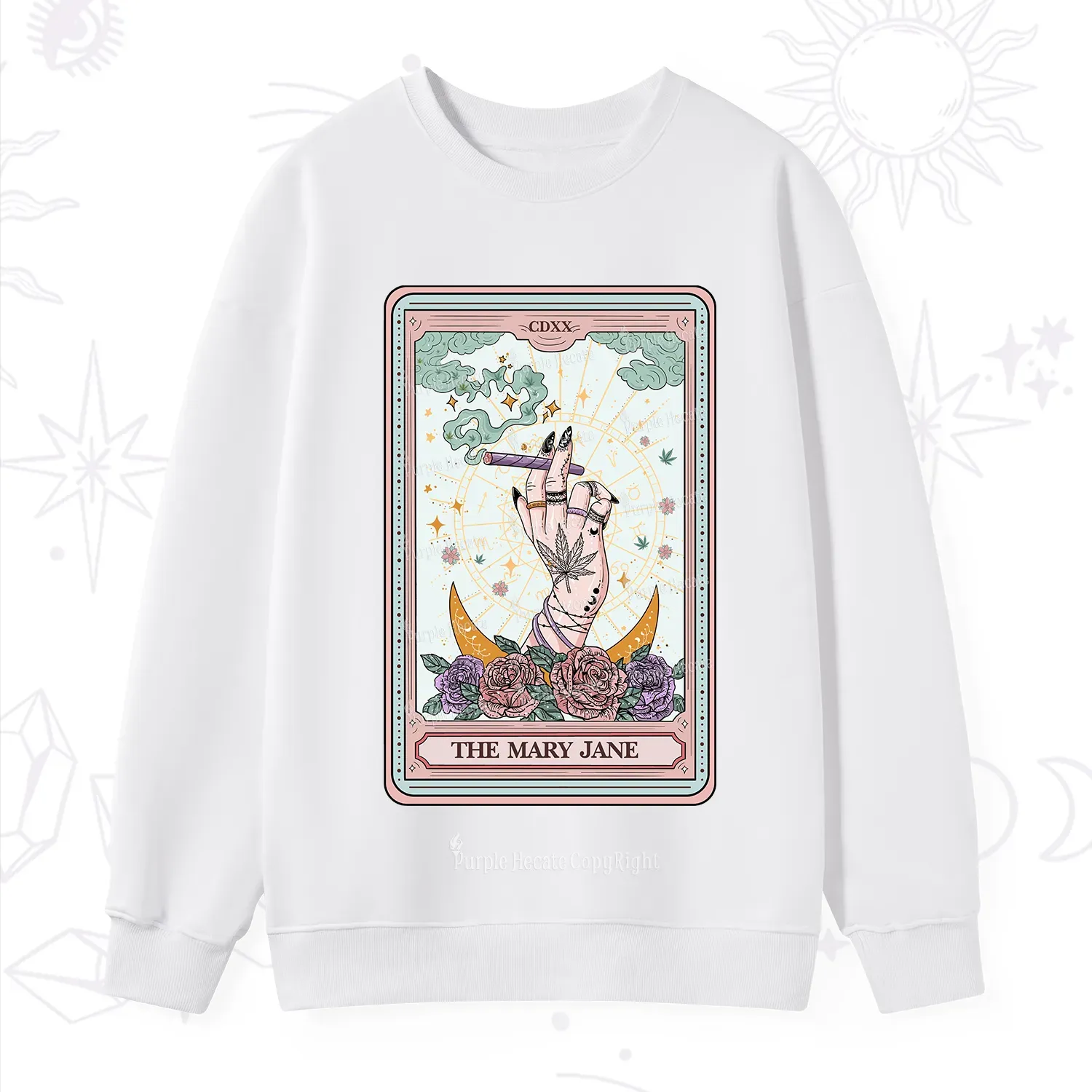 Purplehecate The Mary Jane Tarot Sweatshirt
