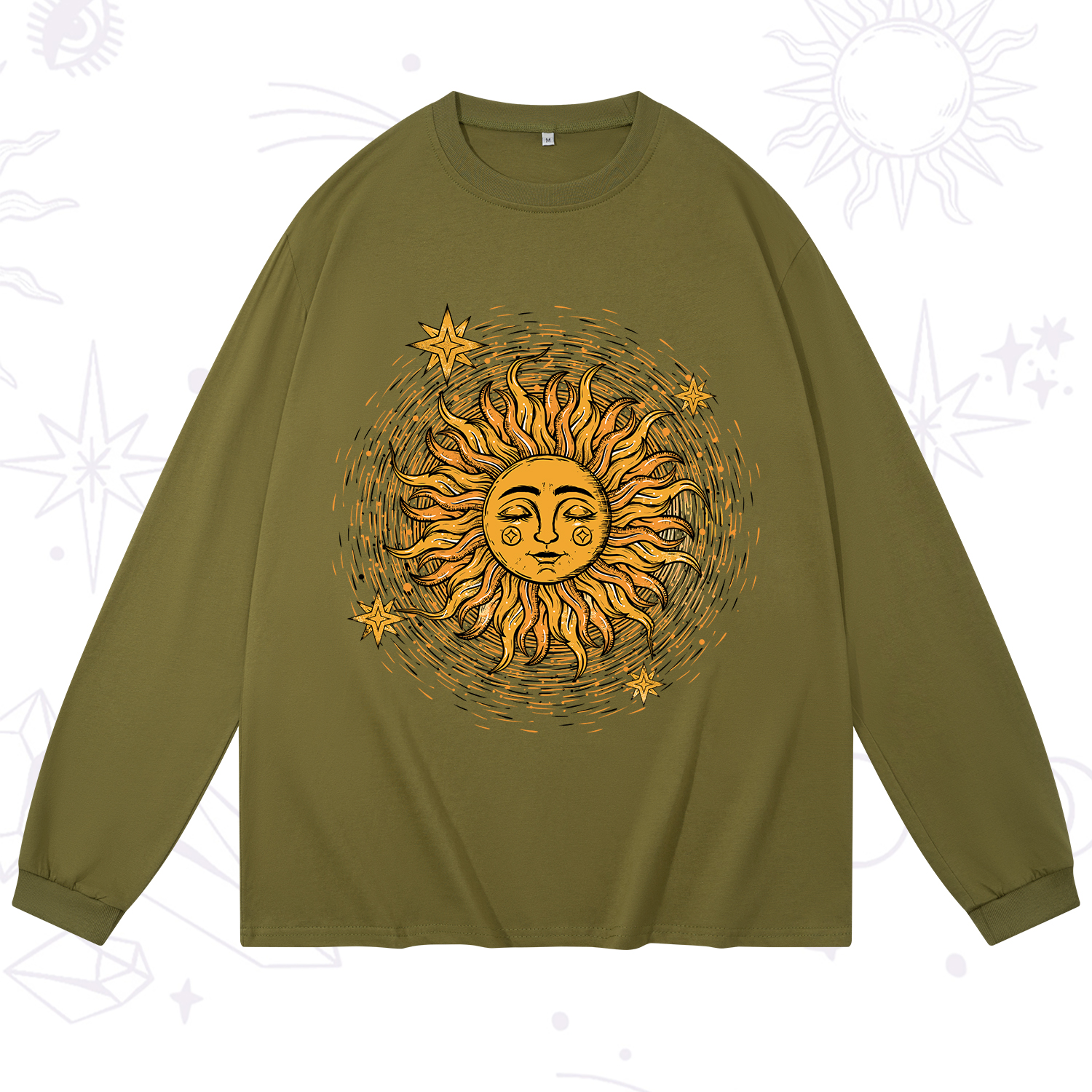 Purplehecate Celestial Sun Long Sleeve T-Shirt