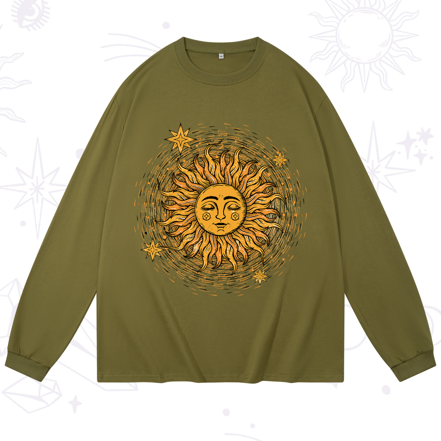 Purplehecate Celestial Sun Long Sleeve T-Shirt