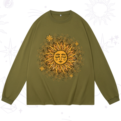 Purplehecate Celestial Sun Long Sleeve T-Shirt