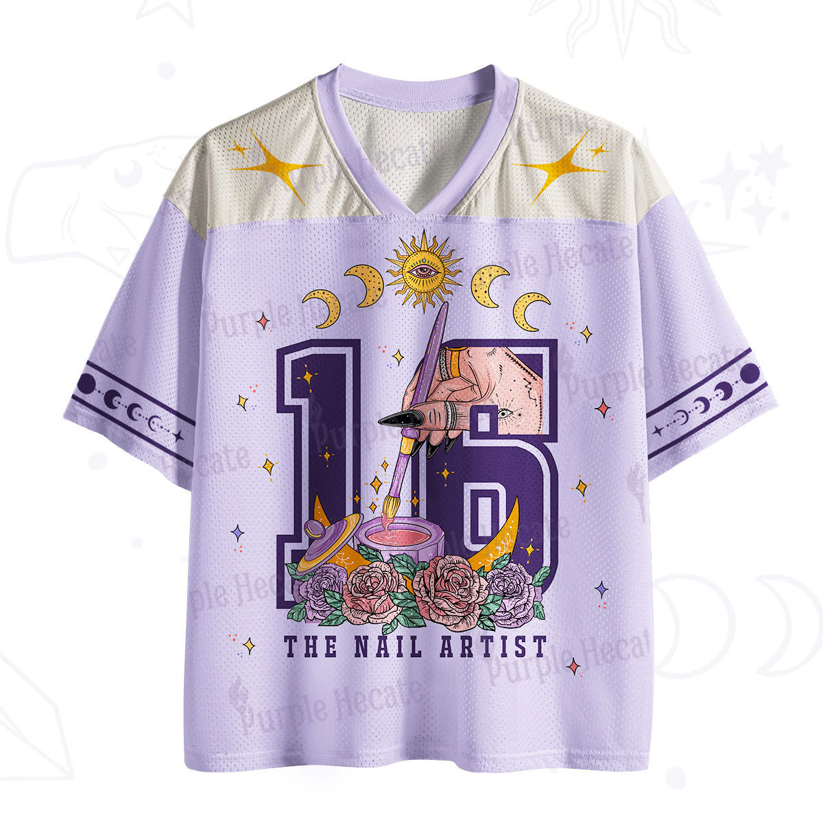 Purplehecate The Nail Artist Mesh Jersey