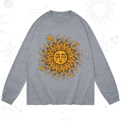Purplehecate Celestial Sun Long Sleeve T-Shirt