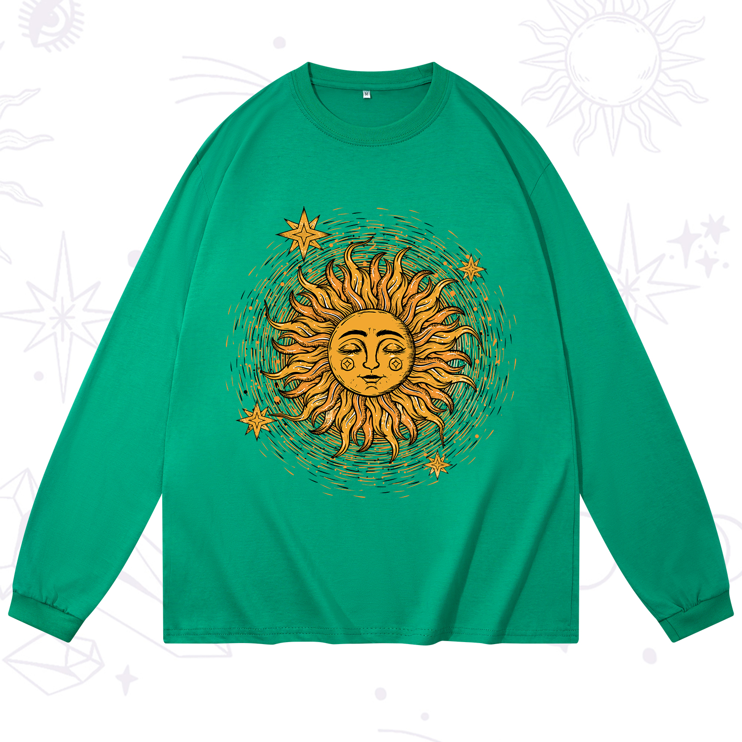 Purplehecate Celestial Sun Long Sleeve T-Shirt