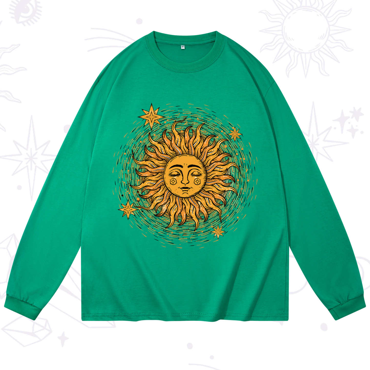 Purplehecate Celestial Sun Long Sleeve T-Shirt