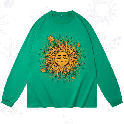 Purplehecate Celestial Sun Long Sleeve T-Shirt