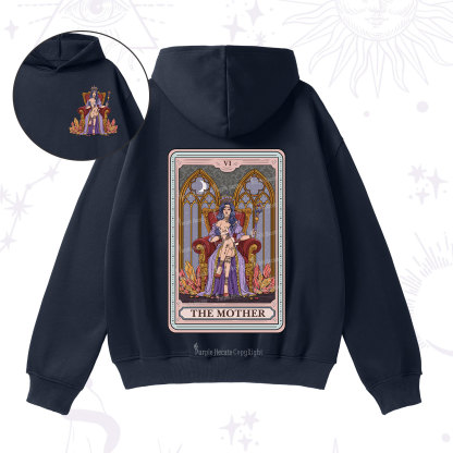 Purplehecate The Mother Tarot Card Fleece Hoodie Suit