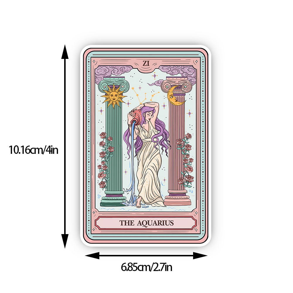Purplehecate The Aquarius Goddess Tarot Sticker
