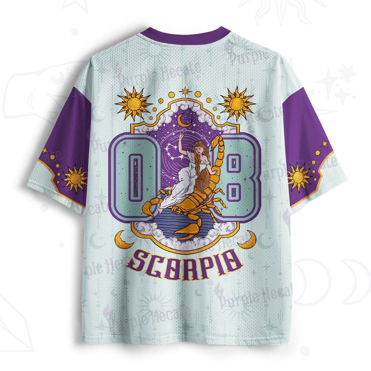 Purplehecate Scorpio Zodiac Mesh Jersey